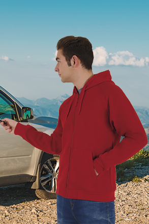 Ride - Sudadera Capucha, abierta con cremallera