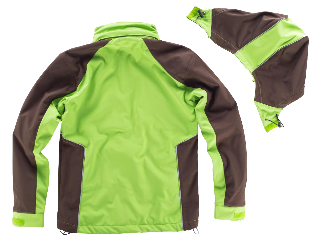 WF1040 - Softshell con Capucha - Workshell de WorkTeam - Bicolor