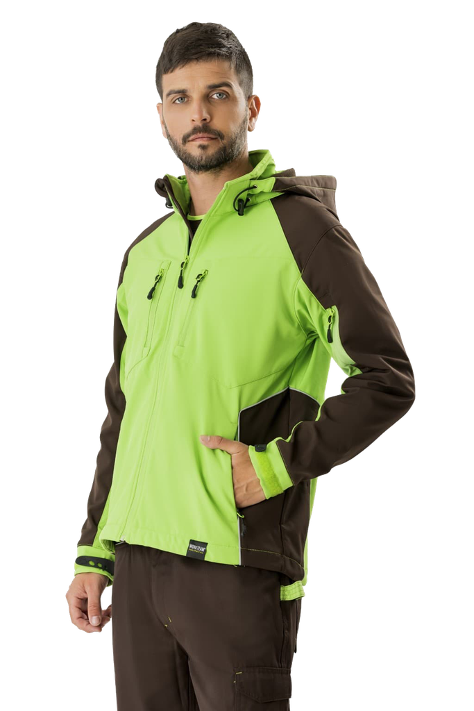 WF1040 - Softshell con Capucha - Workshell de WorkTeam - Bicolor