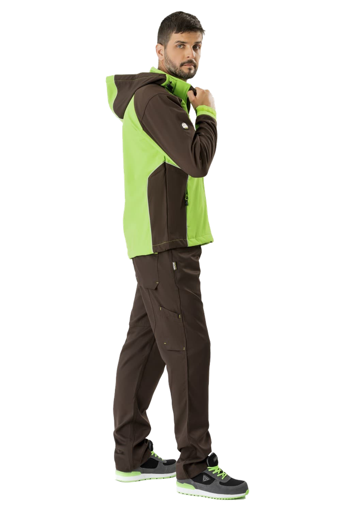 WF1040 - Softshell con Capucha - Workshell de WorkTeam - Bicolor