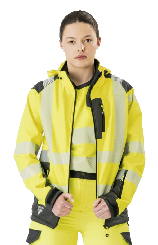 S9211 - Softshell AV - Workshell de WorkTeam - Bicolor - Alta Visibilidad