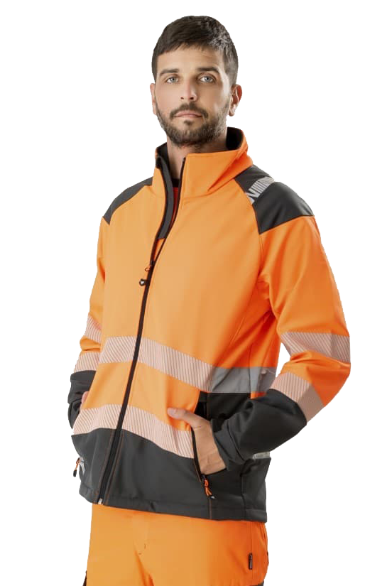 S9201 - Softshell AV - Workshell de WorkTeam - Bicolor - Alta Visibilidad