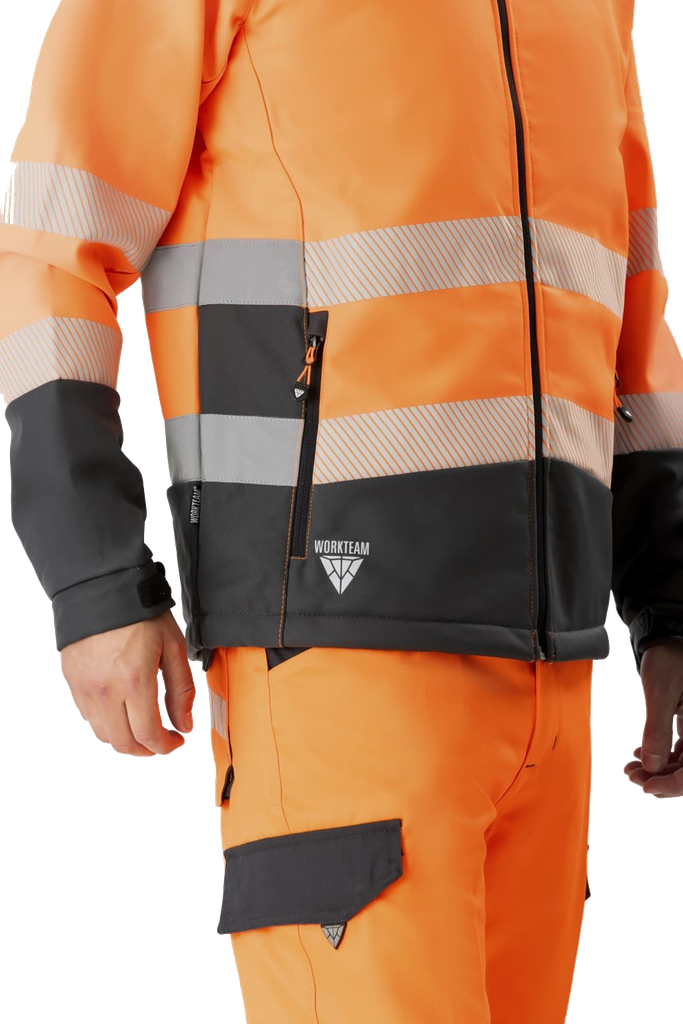 S9201 - Softshell AV - Workshell de WorkTeam - Bicolor - Alta Visibilidad