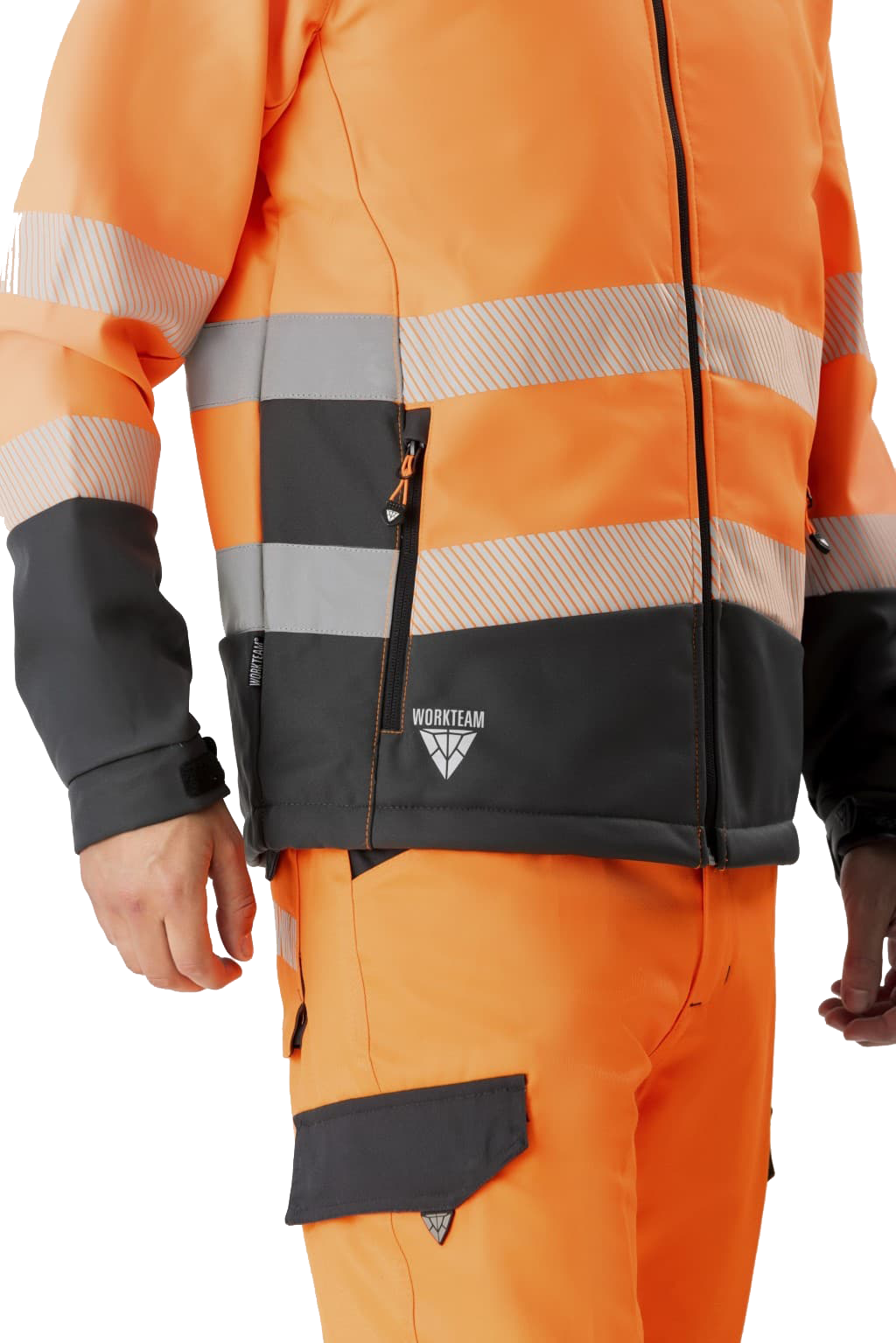 S9201 - Softshell AV - Workshell de WorkTeam - Bicolor - Alta Visibilidad