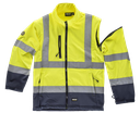 C3745 - Parka 4 en 1 - AV con Capucha - WorkTeam - Bicolor - Alta Visibilidad