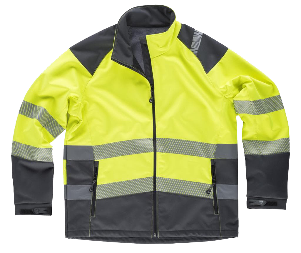 S9201 - Softshell AV - Workshell de WorkTeam - Bicolor - Alta Visibilidad