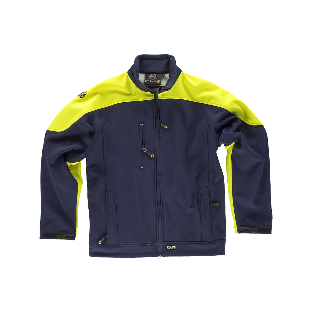 S9510 - Softshell - WorkShell de WorTeam - AV - Bicolor