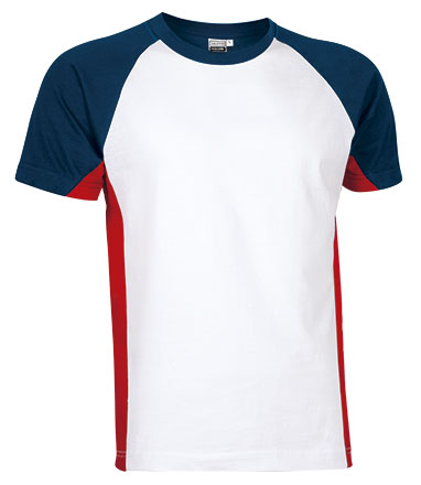 Vulcan - Camiseta combinada, m/corta, Algodón