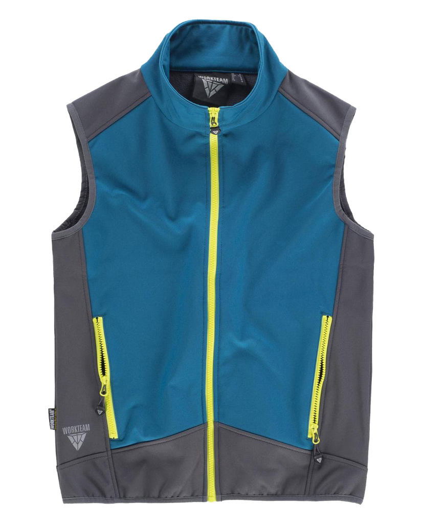 S9315 - Chaleco Softshell - Workshell de WorkTeam - Bicolor