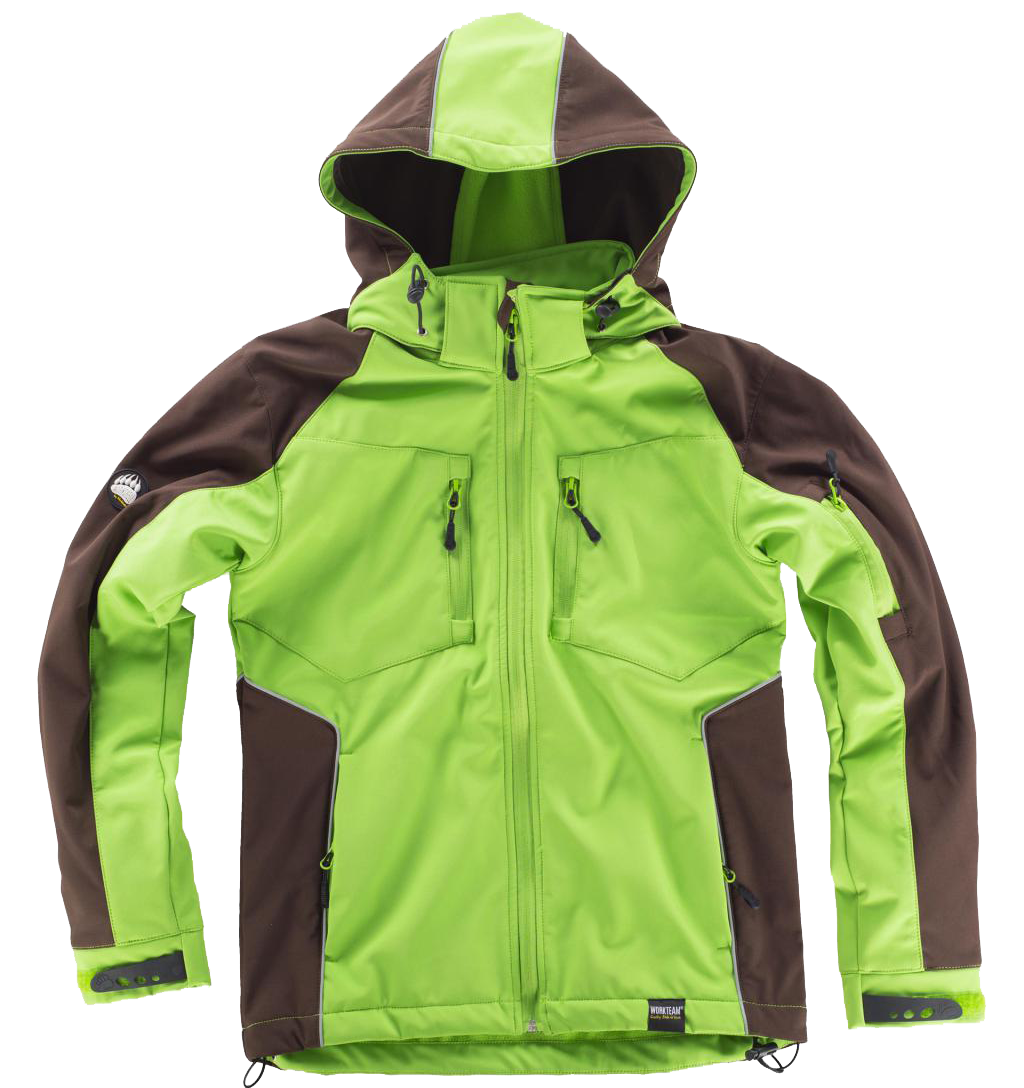 WF1040 - Softshell con Capucha - Workshell de WorkTeam - Bicolor