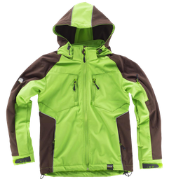 WF1040 - Softshell con Capucha - Workshell de WorkTeam - Bicolor